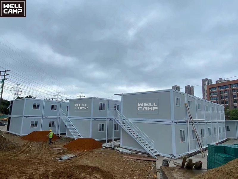 WELLCAMP firm strong flat pack container homes china quick assembled prefab houses high quality fireproof waterproof rustproof 1