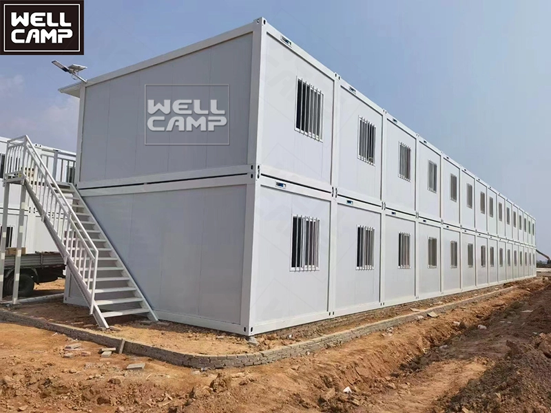 Wellcamp flat pack container house prefab homes office dormitory hotel resort building firm durable modular house 1