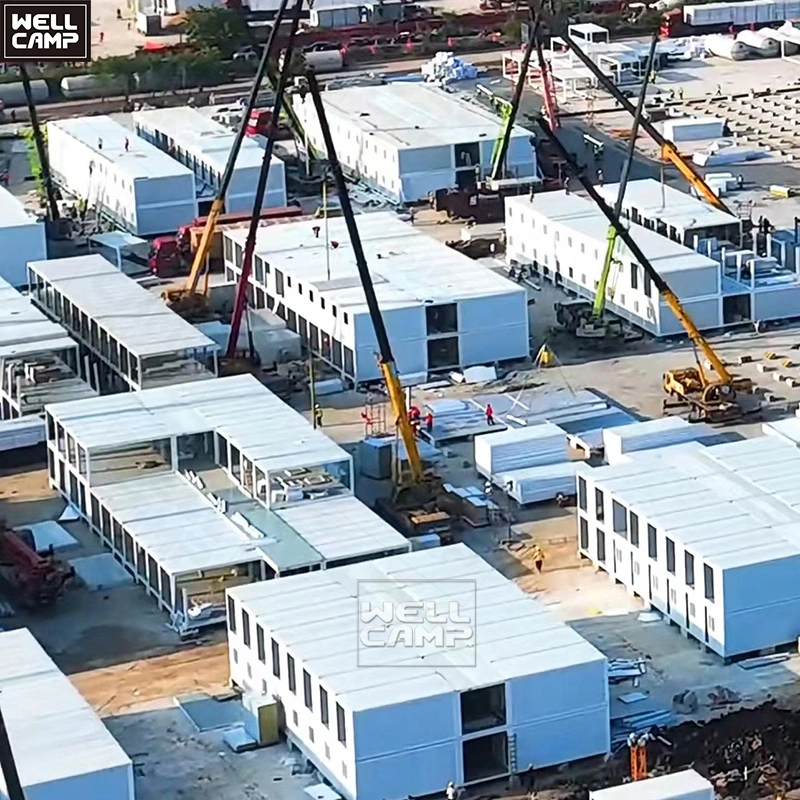 China flat pack container isolate room fast building prefab emergency container house homes 1
