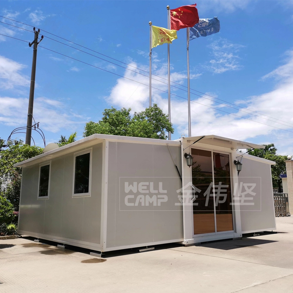 WELLCAMP Expandable Container Houses Container Resort Foldable House To Live In With Bathroom 1