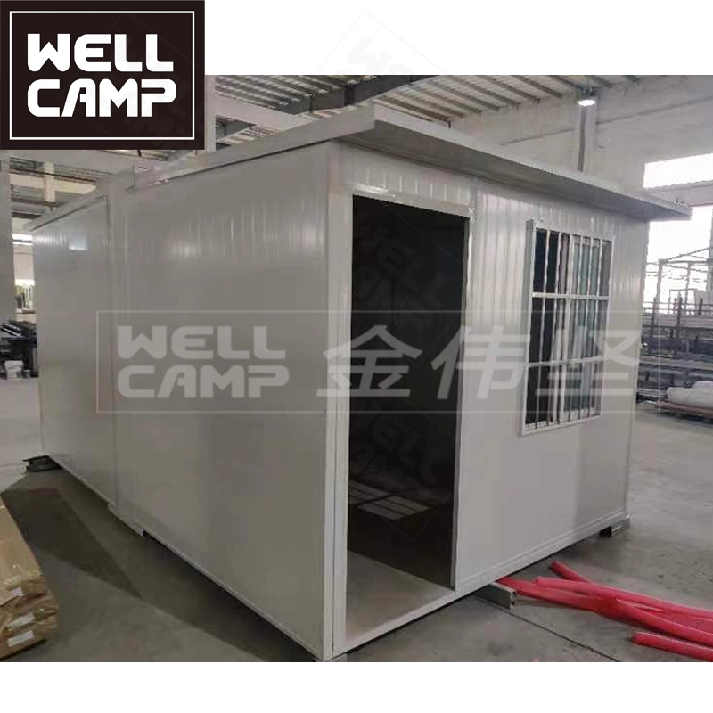 WELLCAMP Expandable Tiny House for Foldable House To Live In With Bathroom Office Shop Accommodation Easy Installation Low cost Indonesia 1