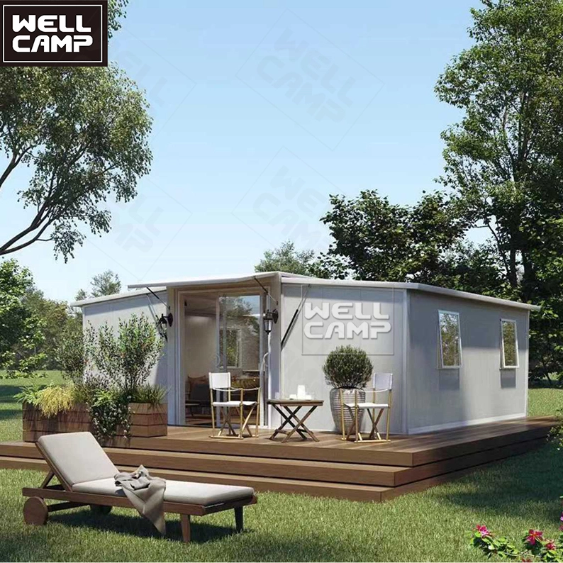 Folding house expandable container modular home 20ft 40ft prefab house garden house 1