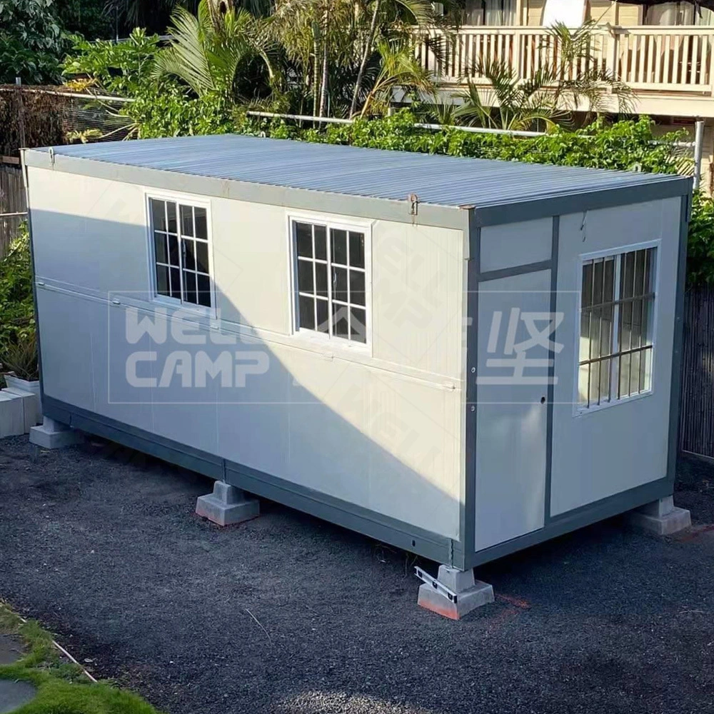 Folding container house hot-sale labor camp prefabricated modular house movable prefab dormitory 20ft portable camp easy install low cost 1