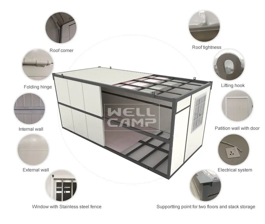 floor custom container homes fixed resort WELLCAMP Brand 2