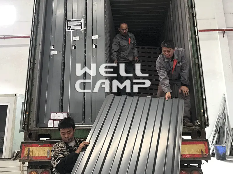 installation levels ieps WELLCAMP custom container homes 5