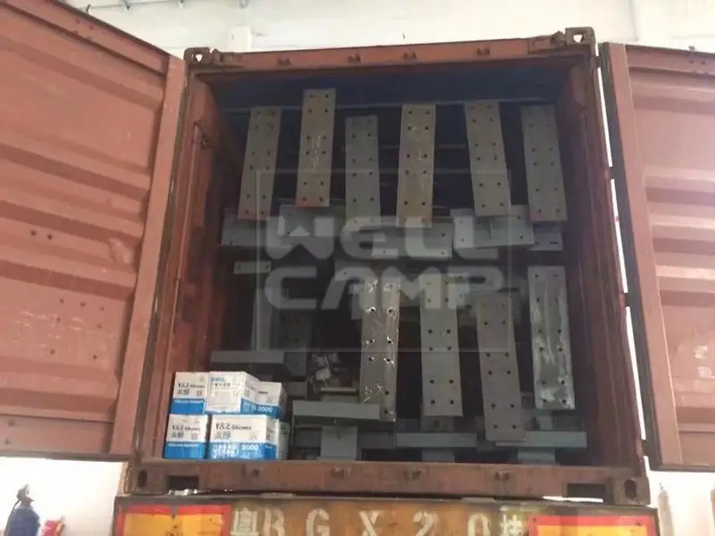 WELLCAMP Brand preengineered sheet structure steel warehouse dairy 7