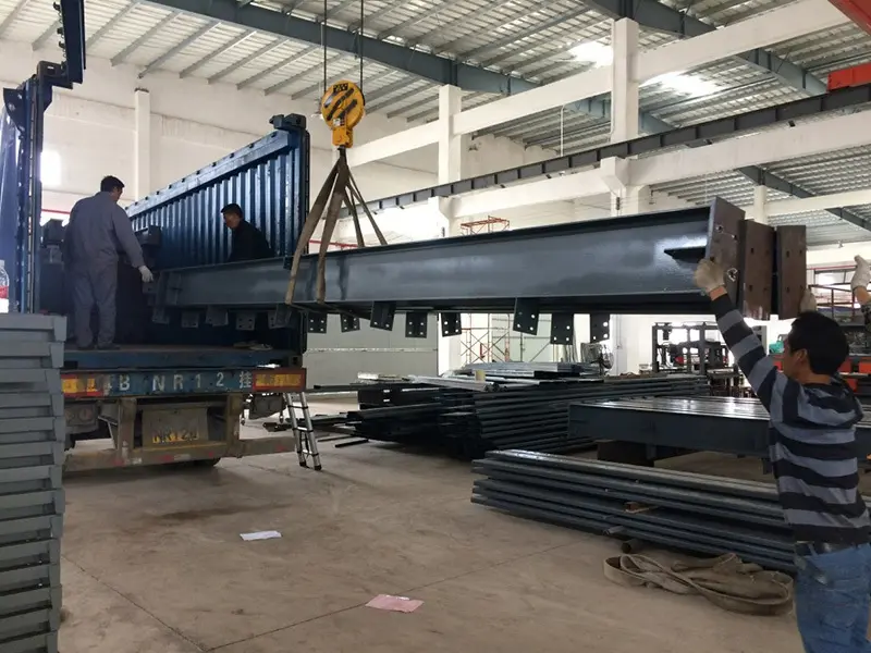 WELLCAMP Brand or structure steel warehouse workshop shed 8