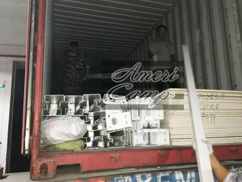 Custom modified shipping container home builders fireproof WELLCAMP 7