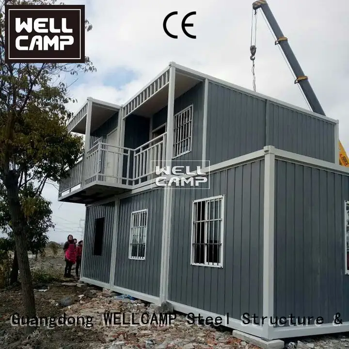 Hot prefabricated container house container container house for sale cross WELLCAMP 1