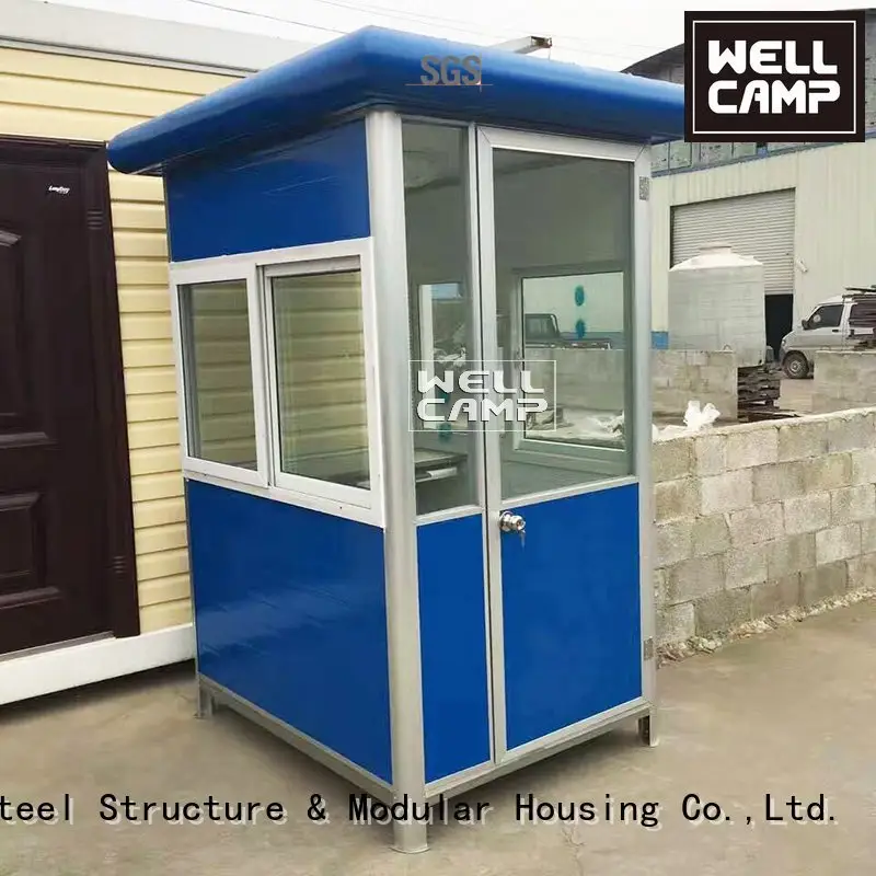 Custom security booth feet container shipping WELLCAMP 1