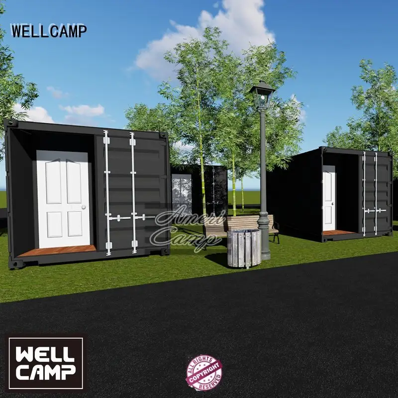 Hot houses made out of shipping containers sandwich 20gp twostorey WELLCAMP Brand 1