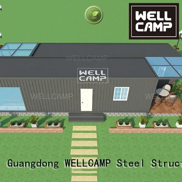 Quality custom container homes WELLCAMP Brand design container villa 1