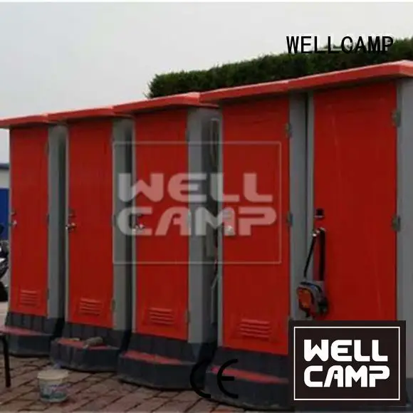 plastic portable toilet chemical moible color rotomolding WELLCAMP 1