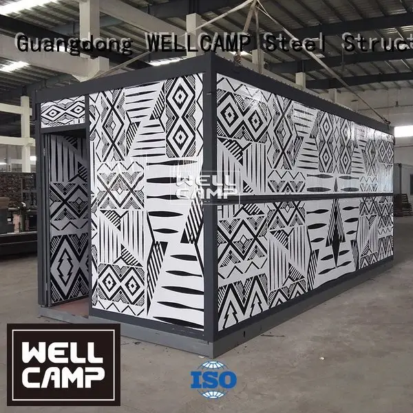 WELLCAMP Brand modern prefab prefabricated foldable container panel 1
