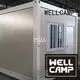 WELLCAMP Brand structure house flat pack 20 ft container wool pack 1