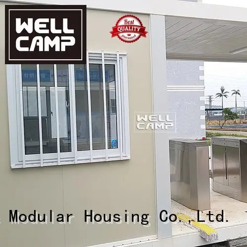 OEM flat pack 20 ft container prefab tiny galss flat pack containers 1