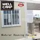 OEM flat pack 20 ft container prefab tiny galss flat pack containers 1