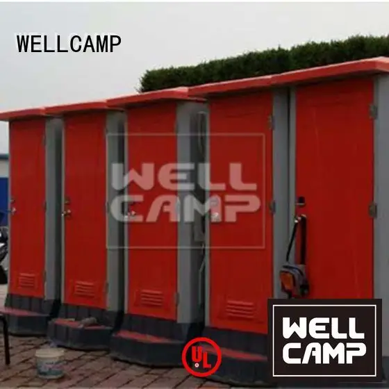 WELLCAMP Brand mobile outdoor panel plastic portable toilet 1