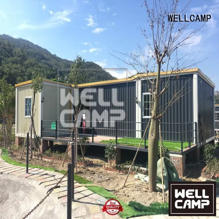 installation levels ieps WELLCAMP custom container homes 1