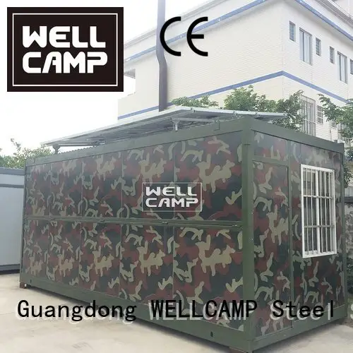 Hot foldable container house panel foldable container ieps WELLCAMP 1