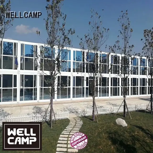 modular style flat pack containers pack WELLCAMP 1