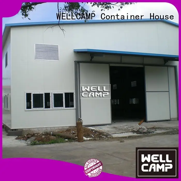 Custom steel warehouse canteen building chicken WELLCAMP 1
