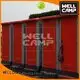 WELLCAMP wooden color container plastic portable toilet eps 1