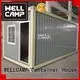 prefabricated container house fireproof sandwich office red WELLCAMP 1