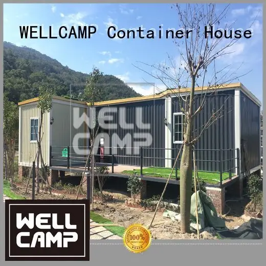 Quality custom container homes WELLCAMP Brand slpendid container villa 1