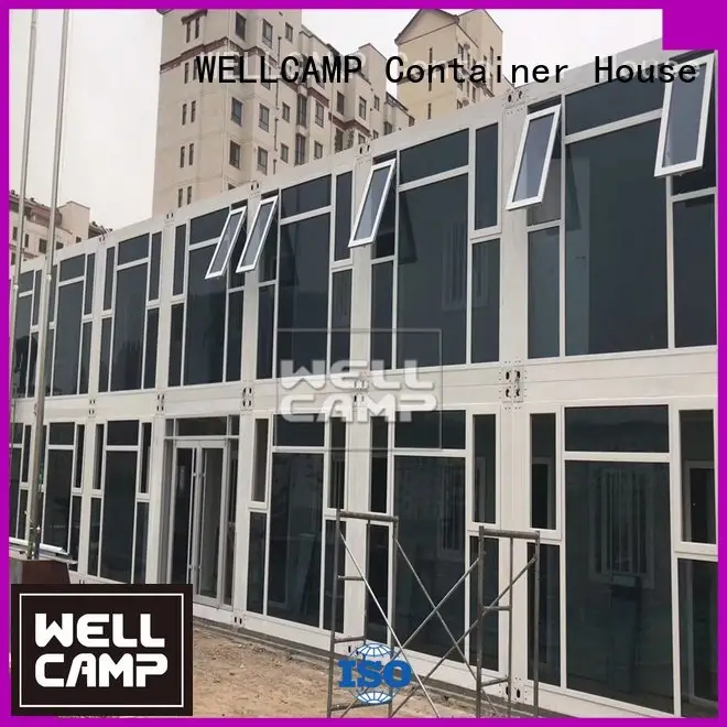 Quality flat pack 20 ft container WELLCAMP Brand prefab flat pack containers 1