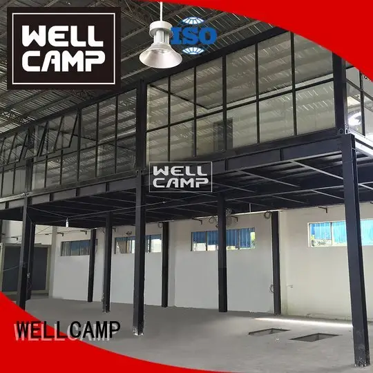 prefabricated container house two container house for sale WELLCAMP 1