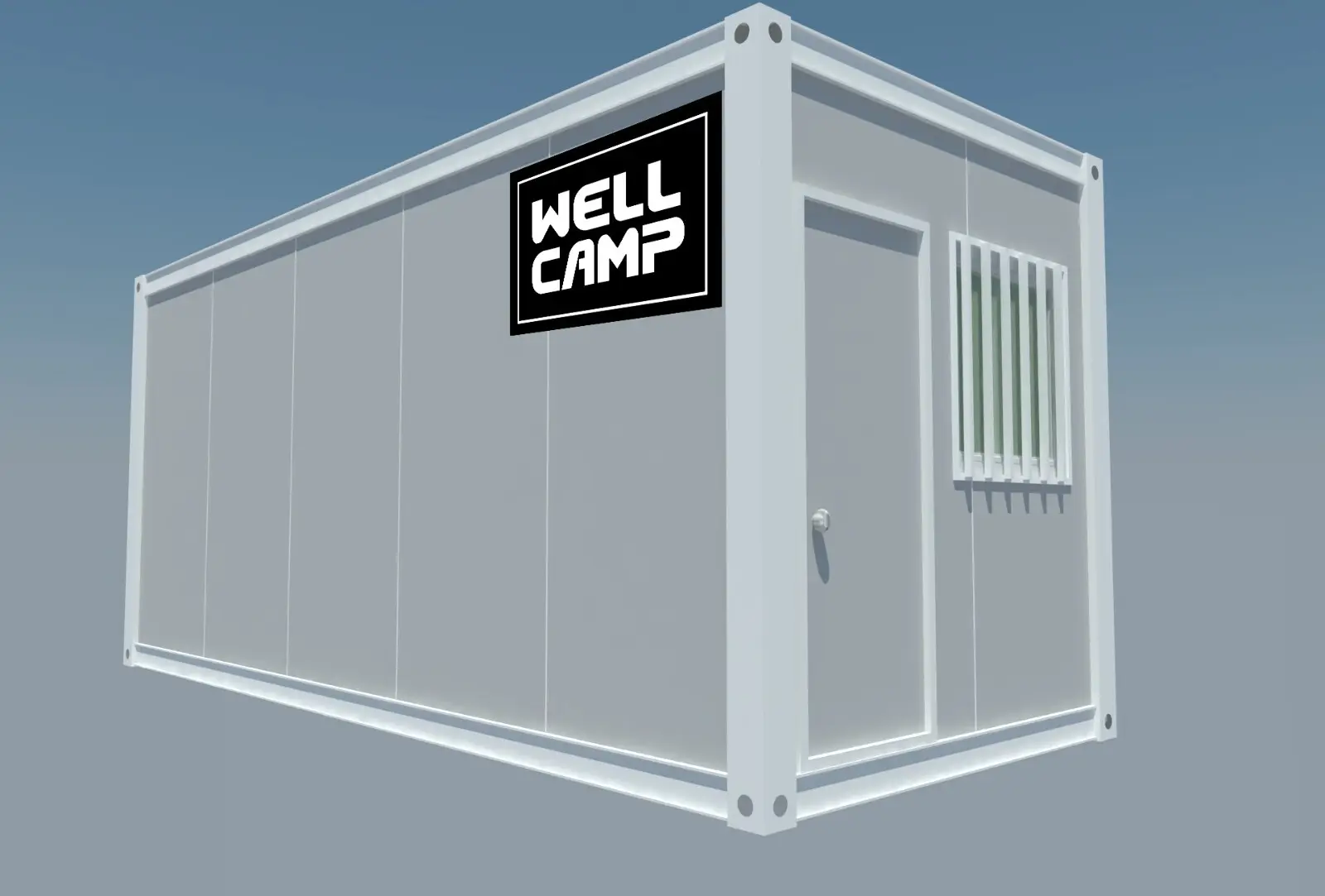 flat pack 20 ft container style cladding Warranty WELLCAMP 7