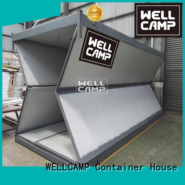 Custom prefab foldable container solar WELLCAMP 1