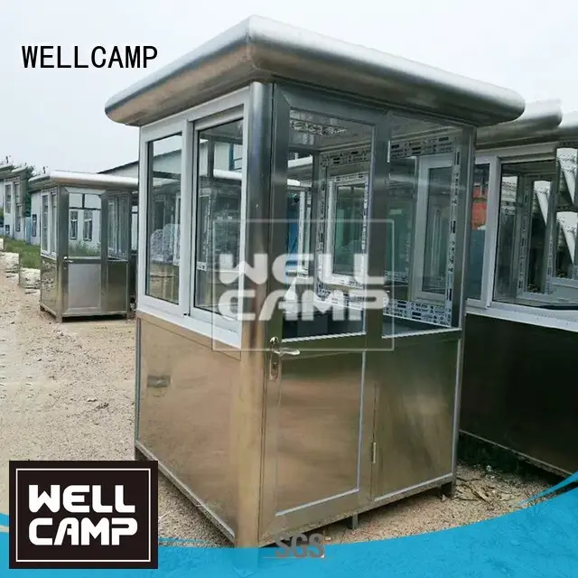 waterproof steel kiosk security booth sentry WELLCAMP 1