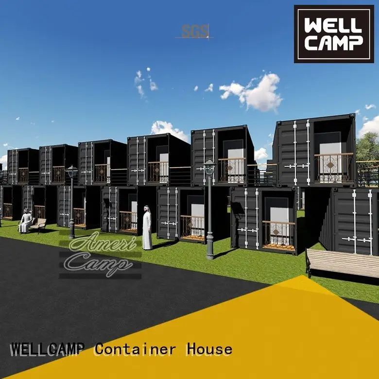 prefabricated living panel OEM shipping container home builders WELLCAMP 1