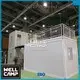 flat glass installation flat pack containers container WELLCAMP 1