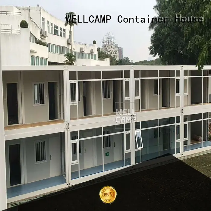WELLCAMP Brand easy cladding flat pack 20 ft container flat supplier 1