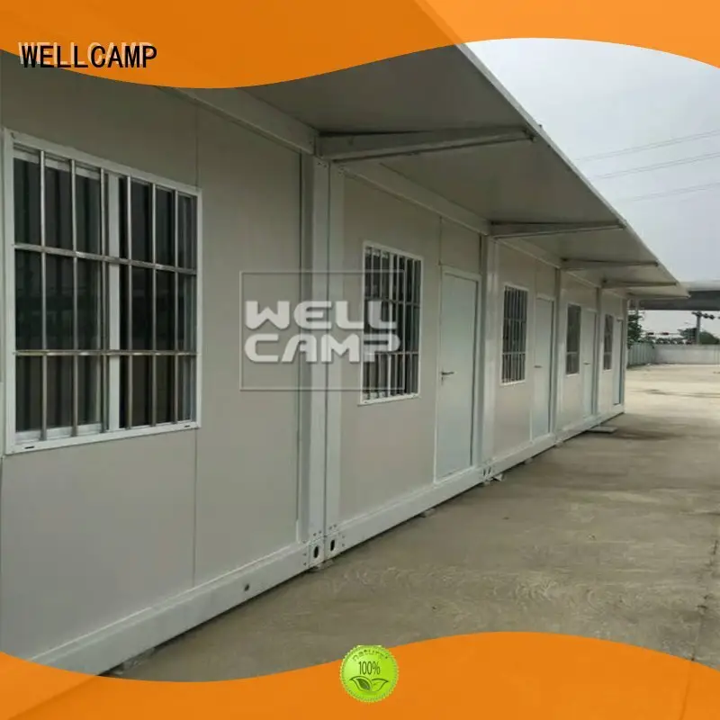 WELLCAMP Brand installation flat pack 20 ft container structure supplier 1
