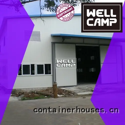 prefab frame two steel warehouse WELLCAMP 1