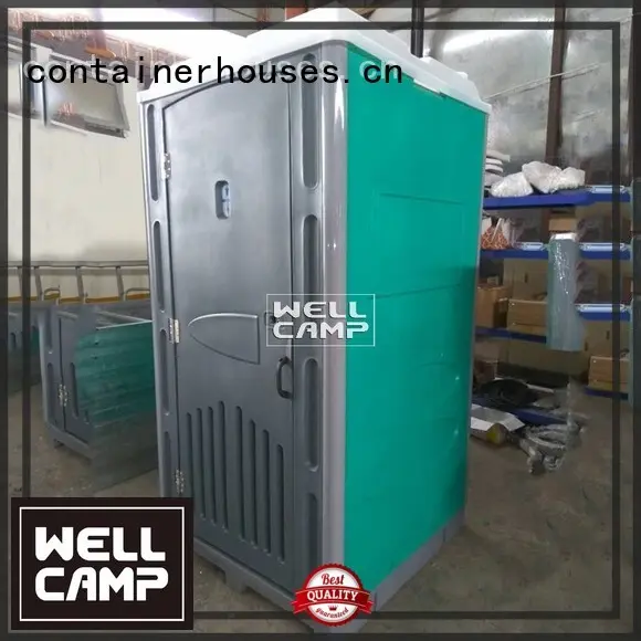 hdpe mobile communal outdoor WELLCAMP Brand portable chemical toilet supplier 1