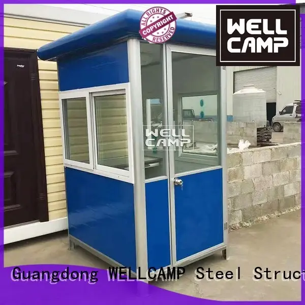 steel sandwich sentry security booth WELLCAMP Brand 1
