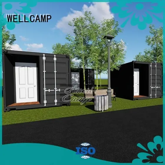 WELLCAMP Brand modified 20gp holiday custom houses made out of shipping containers 1