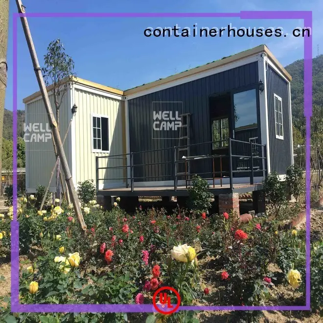 installation living prefab OEM container villa WELLCAMP 1