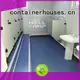 galss installation flat pack containers WELLCAMP Brand 1