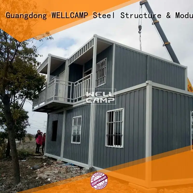 WELLCAMP Brand two ieps office custom prefabricated container house 1