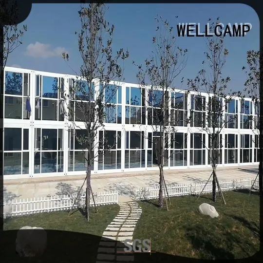 flat pack 20 ft container structure steel flat pack containers garden WELLCAMP Brand 1