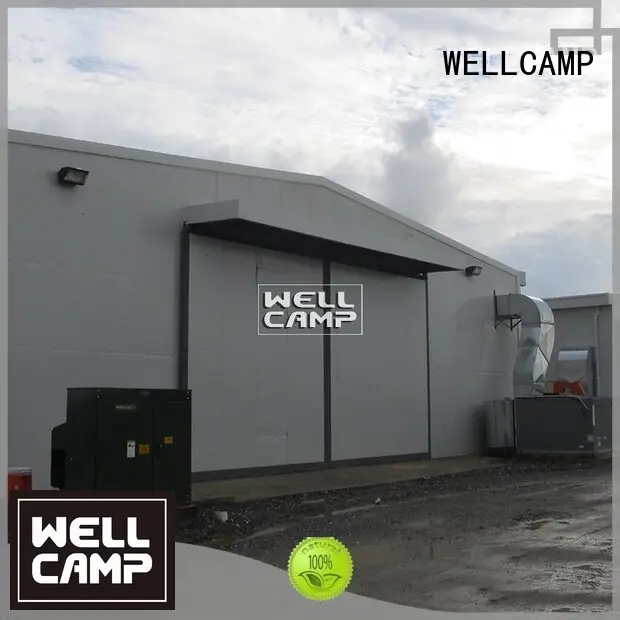 WELLCAMP Brand preengineered canteen steel steel chicken farm eps 1