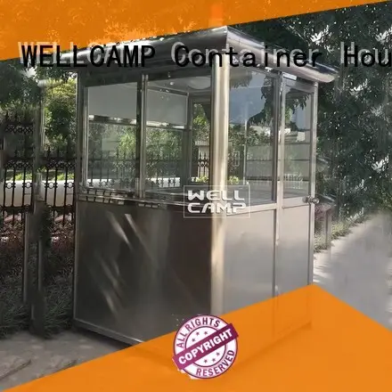 Wholesale sentry kiosk security booth WELLCAMP Brand 1