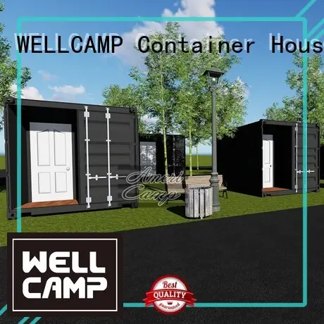 Custom modified shipping container home builders fireproof WELLCAMP 1