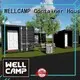 Custom modified shipping container home builders fireproof WELLCAMP 1